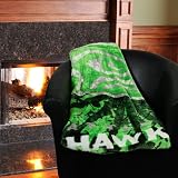 NFL Seattle Seahawks Raschel Plush Throw Blanket, Roll Out Design at Amazon.com