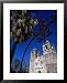 Mission Conception through Wrought Iron Gate, San Antonio, Texas Photography Framed Art Poster Print by John Elk III, 25x31