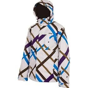 Orage Stanley Mens Jacket in Big Plaid White - Available in Various Sizes