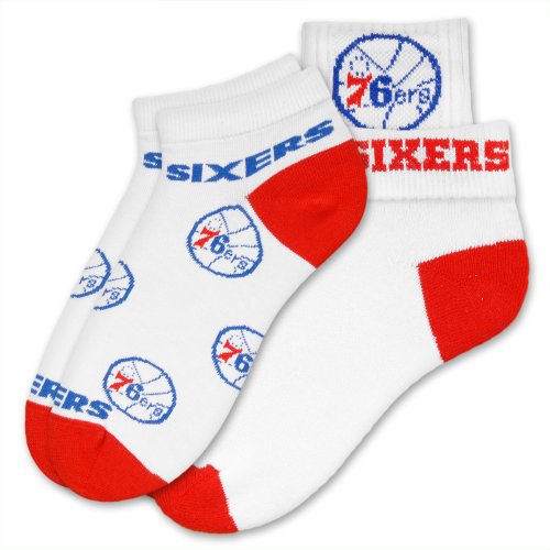 NBA Philadelphia 76ers Womens Socks, 2-Pack