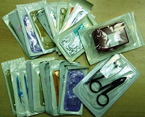 20 Piece Beginning - Intermediate Suture Practice Variety Pack with Accessories