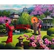 The Red Bridge 550pc Jigsaw Puzzle by TC Chiu