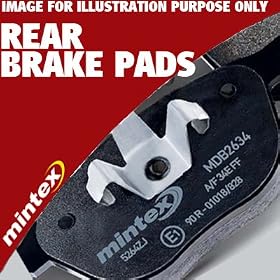 MDB2004 REAR MINTEX BRAKE PADS BMW 3 Series M3 E46 3.2 M3 CSL 03-04