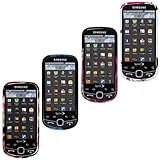 iNcido Brand Samsung Intercept Moment 2 M910 Combo Red Flower on White + Pu ....