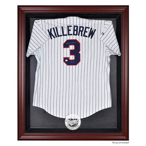 Mounted Memories Minnesota Twins Mahogany Jersey Display Case