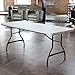 Lifetime Products 280350 Commercial Stacking Folding Table, 6', Black