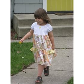 Toddler and Girls Boutique Clothing-Indie Dress-Lemon