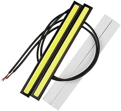 2x Super Bright White Car COB LED Lights -DRL Fog Driving Lamp Waterproof DC 12V