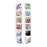 Premium MASH 1200 Piece 12 Color Nail Art Nailart 3D Design Tear Rain Drop Rhinestones