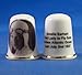 Porcelain China Collectable Thimble - Amelia Earheart - Free Gift Box