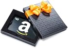 Amazon.com Black Gift Card Box - $50, Classic Black Card