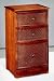 3 Drawer Wood Chest - Organize It All 29103