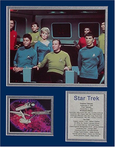 Star Trek Picture Plaque Framed