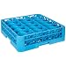 Carlisle RW3014 OptiClean NeWave 30-Compartment w/ Integrated Extender, Polypropylene, 20.88" Length, 20.88" Width, 5.56" Height, Blue (Case of 4)