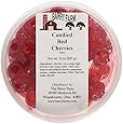 Candied Red Cherries, Whole, 8 oz.