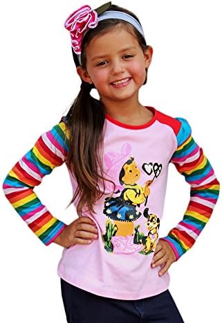 Heather Hill Little Girls' Cowgirl Shirt/Top, Clothing for Girls (5)