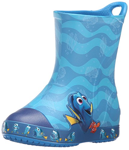 crocs Bump It Finding Dory Rain Boot (Toddler/Little Kid), Ocean, 1 M US Little Kid