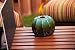 Windswept Single Flame Ceramic Firepot - Turquoise Glaze