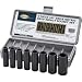 Northern Industrial Metric Deep Well Sockets - 3/8in. Drive, 8-Pc. Set