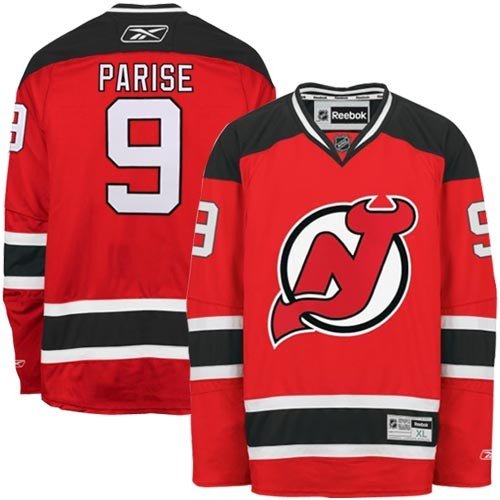 Reebok New Jersey Devils Zach Parise Premier Home Jersey Large