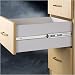 Rockler 28'' Centerline Full-Extension Slides, 100 Lb., Zinc Finish