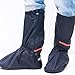 Whose Lemon Thicken PVC Reusable Zippered Women Men High Boots Waterproof Shoes Cover Rain/Snow Proof Shoes Covers Slip-resistant Wear-resistant Foldable Shoes Cover For Mortocycle Garden Hiking Camping Climbing Outdoor Activities XXL