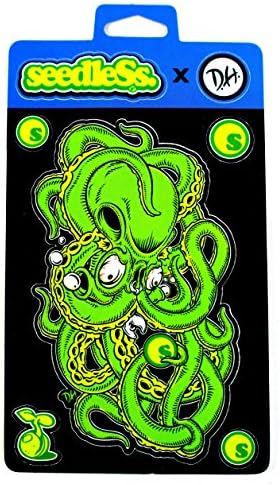 Seedless Sticker Pad, 7 Stickers, Octo, 5" x 3"