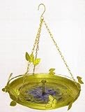Bird Bath Lrg w/Butterfly Mister Yellow