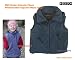 BMS Kinder Antarctic Fleece Windsmoother Kapuzen-Weste, indigo