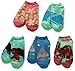 Disney Girls' Moana 5 Pair Pack Socks Set