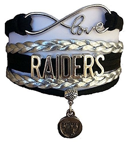 Oakland Raiders Bracelet - NFL Bracelet, Raiders Jewelry & Perfect Gift
