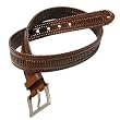 Nautica Mens Braided Leather Belt
