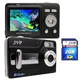 SVP Acqua DC-1231, 5.0MP CMOS Sensor, 12MP Max via Interpolation Digital Still Camera with waterproof case (Free-1GB High Speed SD Card)