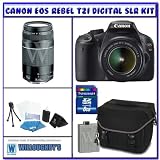 Canon Rebel T2i 18.0 MP Digital SLR w/ Canon 18-55mm IS Lens + Shooter Package K# 4