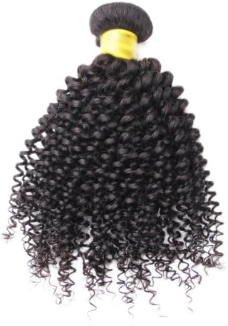 ALI HOT Hair Grade 6A Kinky Curly Natural Black Color Virgin Brazilian Curly Hair Bundles 26inch Human Hair Extension