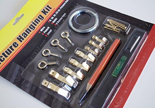 Picture Hanging Kit - Easy to Use Picture Hanging System for Hanging Picture Frames - Hang Pictures to Make Beautiful Collage Walls in Your Home - Everything You Need for Hanging Pictures on Wall