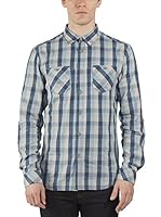 Bench Camisa Hombre Driveskier (Azul / Gris)