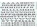 Microscale Large Scale 1/4 Extended Railroad Roman Passenger Numbers & Letters - Blac...