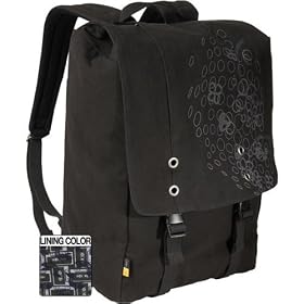 Click here to buy 15.4 Charcoal Canvas Backpack by Case Logic.