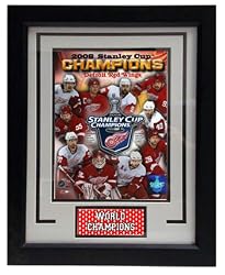 Detroit Red Wings World Champions deluxe Frame - Detroit Red Wings