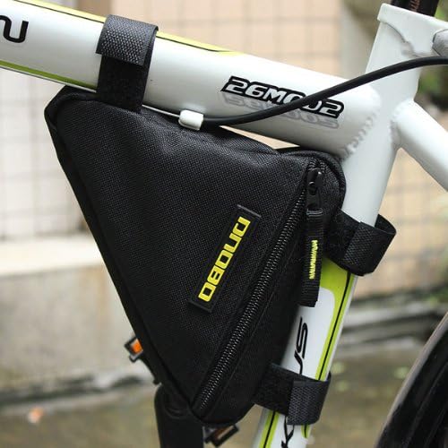 Bike Frame Front Triangle Bag Cycling Pipe Pouch Tool Bag.