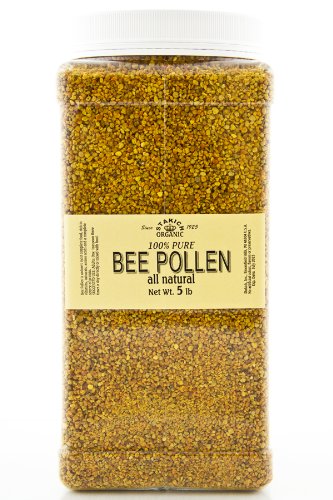 Stakich BEE POLLEN GRANULES 5 lb - 100% Pure, Natural, Unprocessed -