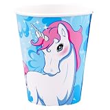Enchanted Unicorn 9 oz. Paper Cups (8) Party Supplies