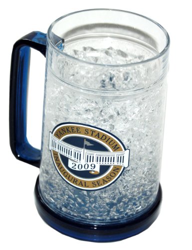 MLB New York Yankees Stadium 2009 Inaugural Season 16 oz Crystal Freezer Mug
