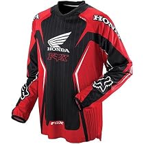 Fox Racing Honda HC Men's Dirt Bike Motorcycle Jersey - Color: Red, Size: Large