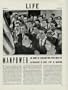 MANPOWER: An Army of 7,500,000 Men With Draft Of 18-Year-Olds Is First Step In Solution. In New York Recruiting Station 18 and 19 year olds are Sworn into Army. ..... 1942 LIFE Magazine Article, A3416A