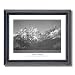 Ansel Adams Snow Teton B/W Photo Picture Framed Art Print