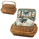 Aviva St Tropez Picnic Basket - Deluxe for 4