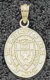 Texas Longhorns Seal Oval 5/8 Pendant