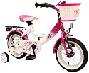 bike*star 30.5cm (12 Zoll) Kinder-Fahrrad - Farbe Pink & Weiß